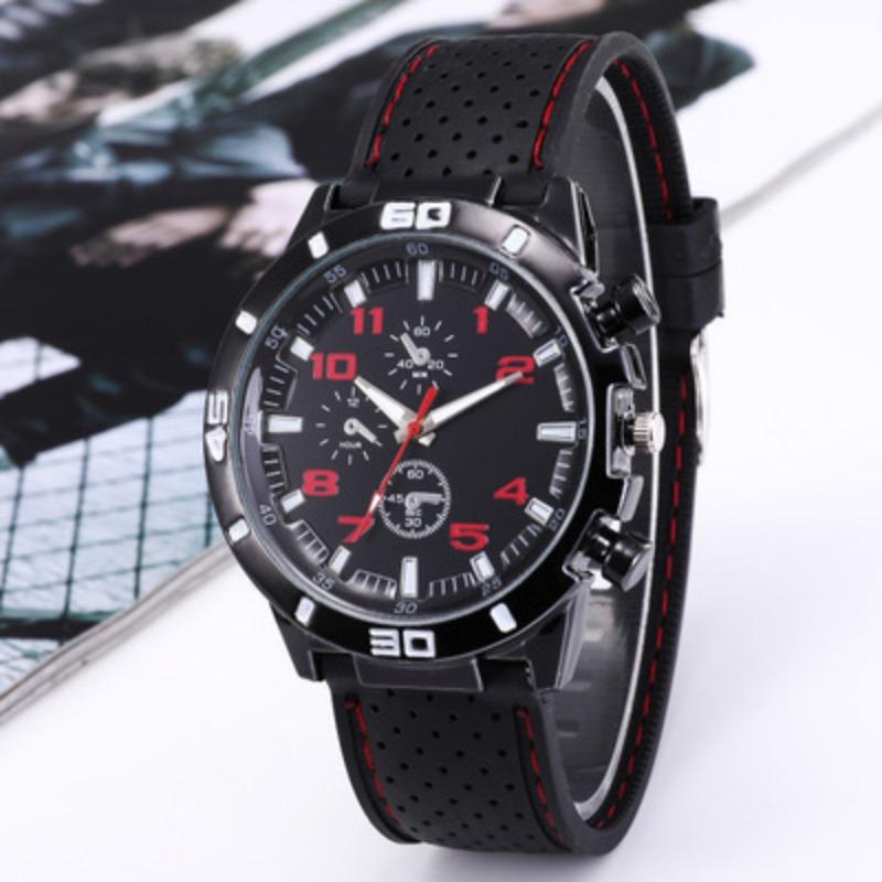 New Sports Silicone Fashion Racing Business Quartz Men's Watch Watch