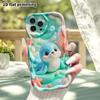 Phone Case: 2D Flat Design, Suitable for iPhone 18 17 16 15 14 13 Pro Protective Case, Blue Little Seal, Perfect Holiday Gift for Christmas and Hallow