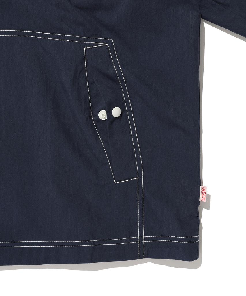 Aeca Stitch Hoodie Sports Jumper-Navy