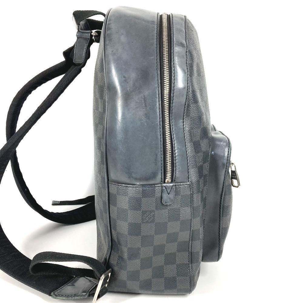 Louis Vuitton N41473 Damier Graphite Josh Backpack Bag Backpack Black