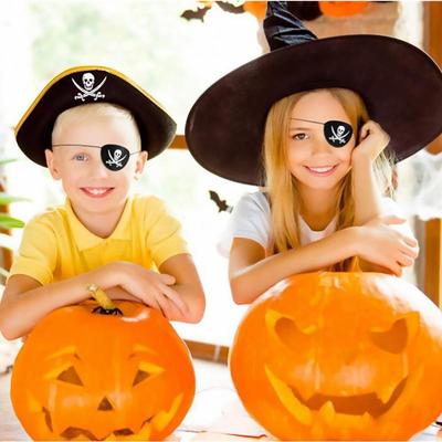 Party Dressing Free Adjustment 12 In A Package Decoration Halloween Mask Comfortable To Wear Felt Fabric Party Supplies