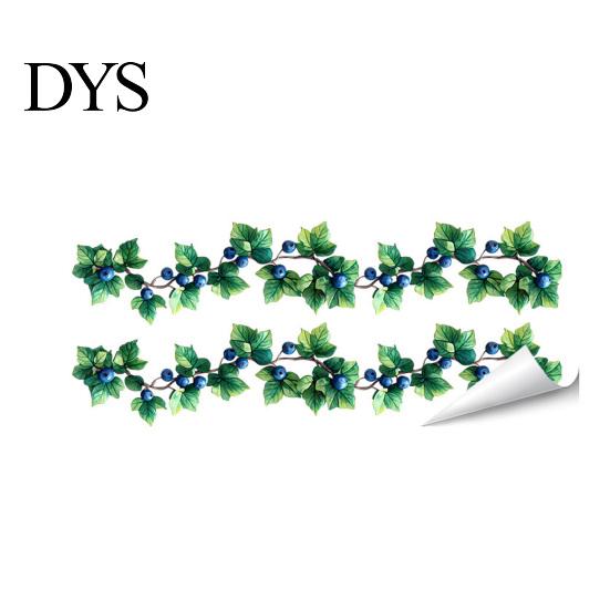 Multi-scenario Wall Decoration Flowers Plants Sticker Self-Adhesive Hanging Vines Wildflower Butterfly Healing Home Decor Removable Art Mural
