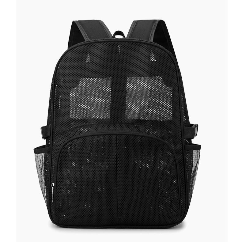 Schoolbag Backpack Breathable Mesh Going Out Travel Backpack Transparent Lightweight Large Capacity Beach Going Out School Bag