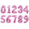 32inch Birthday Foil Number Balloons Big Red Blue Pink Silver Gold Kids Birthday Wedding Baby Shower Party Decor Digital Globos