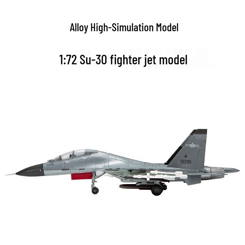 1:72 Su-30 Diecast Fighter Jet Model