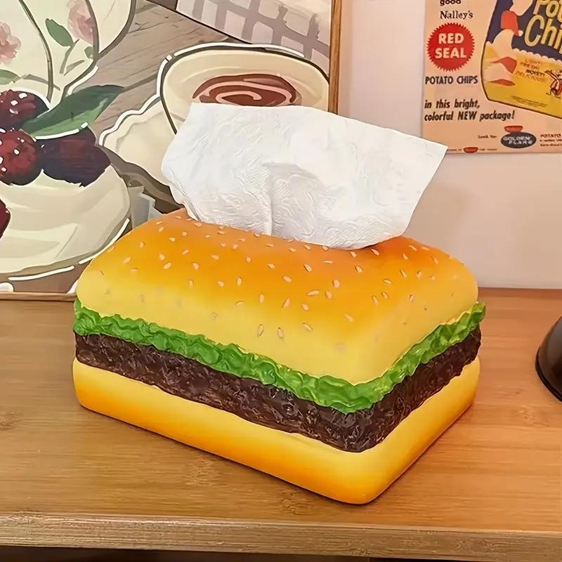 New Cute Burger Paper Box Cute Burger Home Living Room Tea Table Decoration Gift for Friends' Birthday