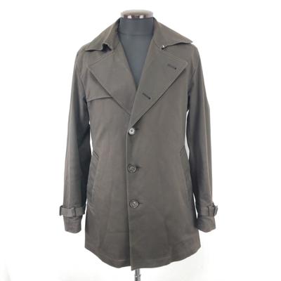 MEN'S BIGI Trench Coat [03/Men L/Dark Brown] Single-Breasted(USED)