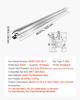 VEVOR 10PCS 2020 Aluminum Extrusion Profile, 48 Inch 1220 Mm, T Slot European Standard Anodized Linear Rail, High-Strength Extruded Aluminum Rail