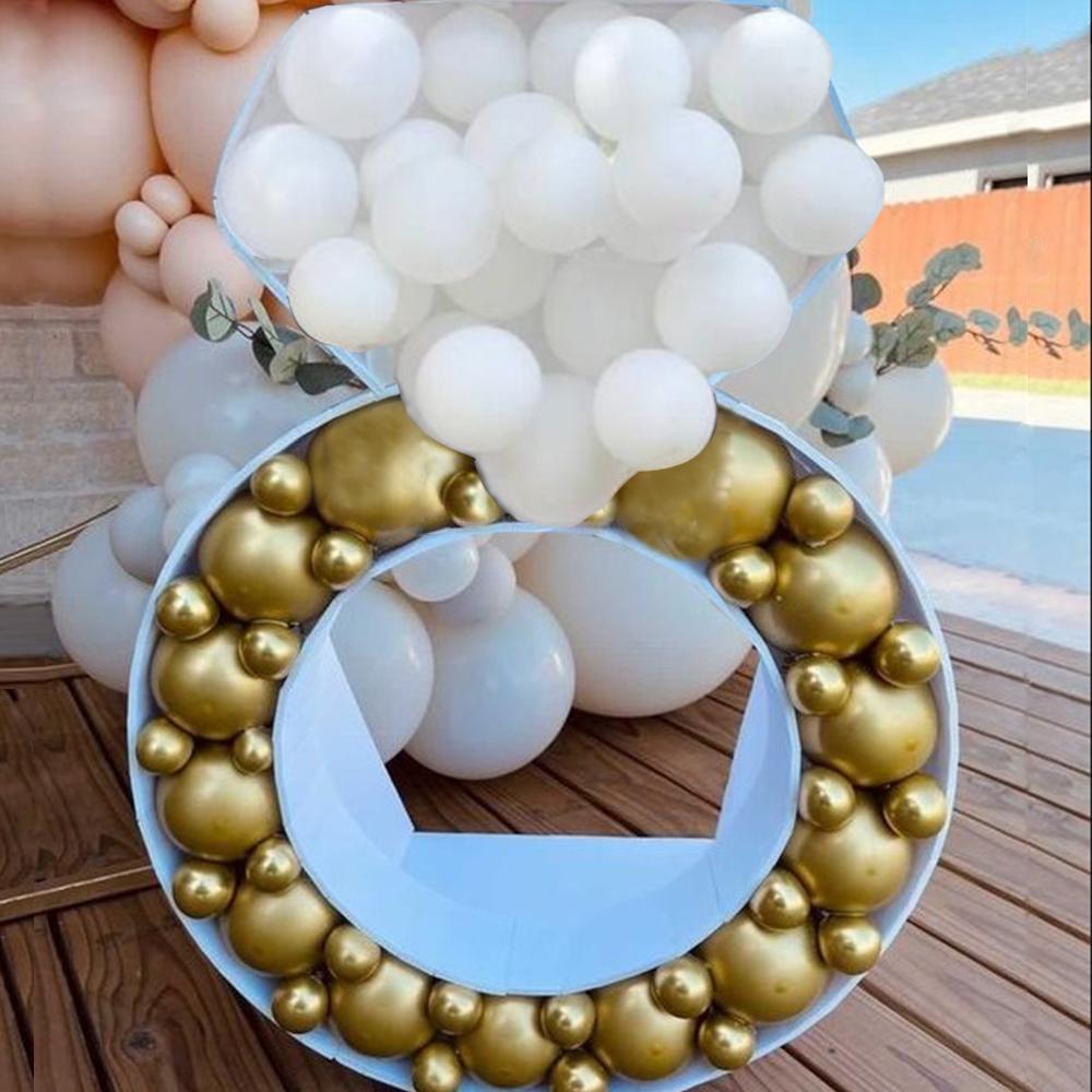 1 Stück 94cm/37inch Diamant Festzeltrahmen KT Platte Diamant Hochzeitsdekoration Party Dekorativ für Party Jubiläumsdekoration Ohne Ballon