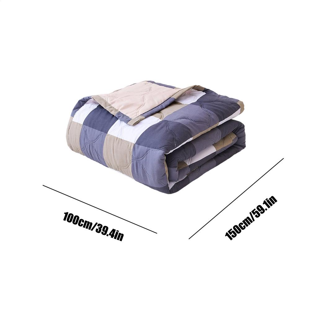 

Охлаждающие одеяла для спящих в жаре Охлаждающее одеяло для кровати для дивана Дышащее охлаждающее одеяло Легкие постельные принадлежности для отеля синий