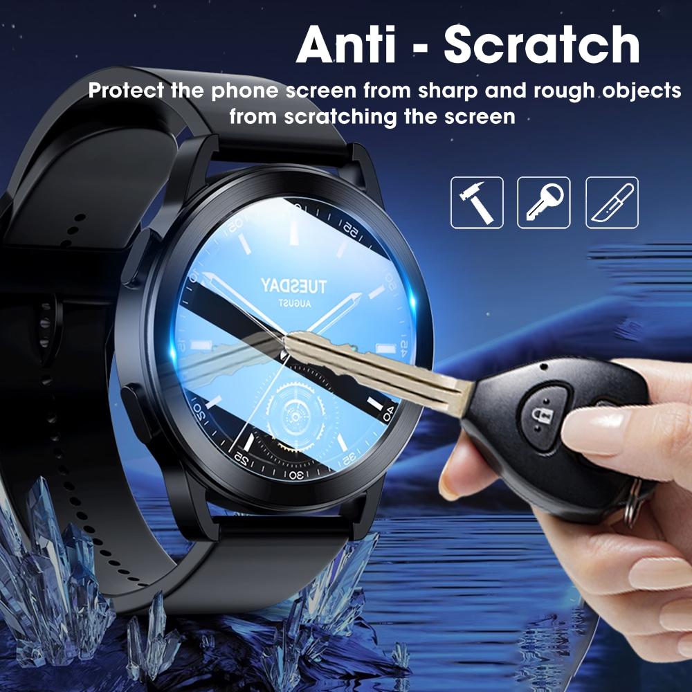 5-1PCS Wearable Smartwatch Glass Films for Xiaomi Watch S3 9H Hardness Tempered Glass Screen Protectors for Xiaomi Watch S3