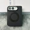 IPhone 18 Duo Foldable Phone Case With 360 Rotating Stand Magnetic Mid-Hinge Full-Body Leather Cover Anti-Drop Protection