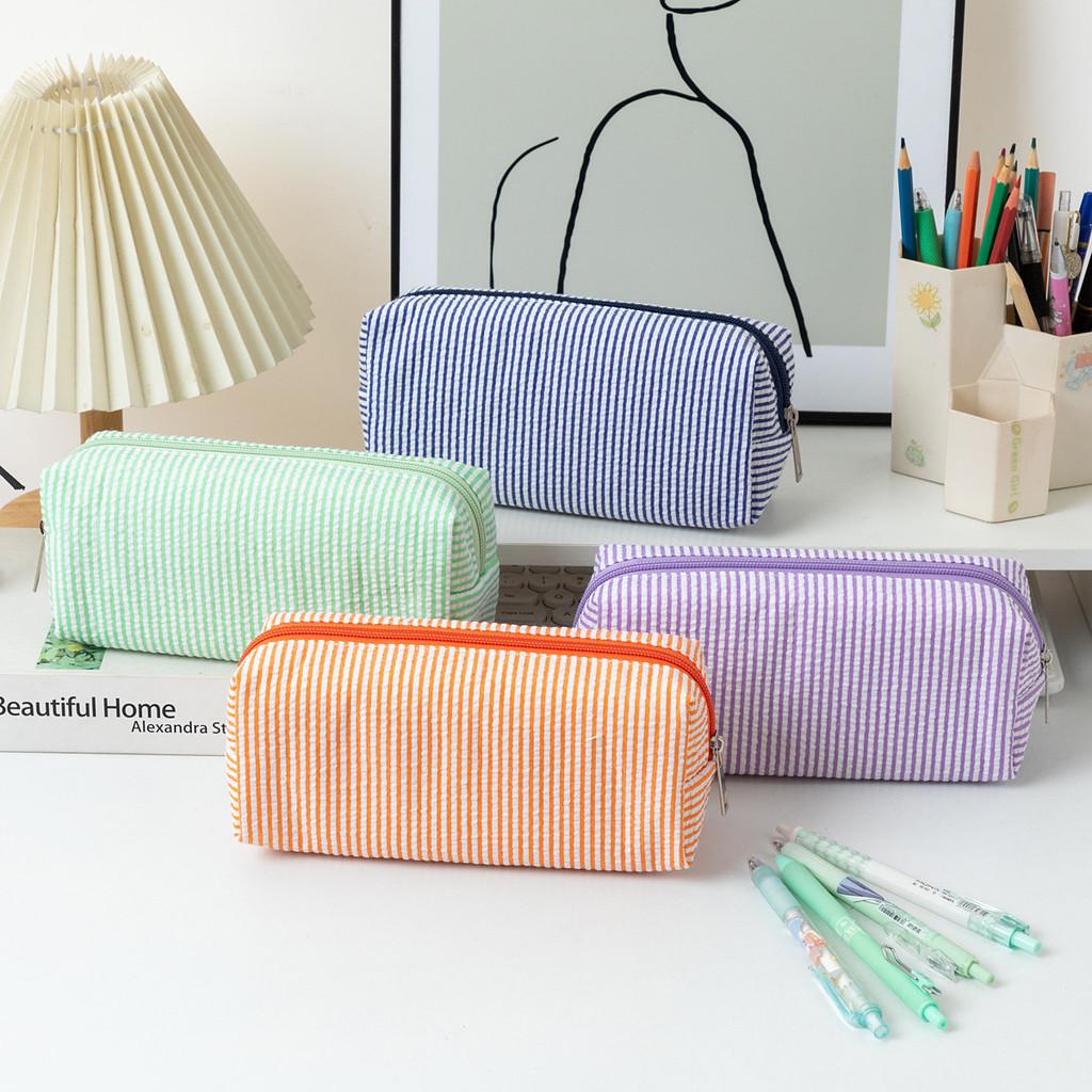 Bubble Yarn Pencil Case With Large Capacity For Students And Travel Organization