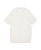 MAKEITTO Striped Texture Collar Knit Short Sleeve T-Shirt_Ivory