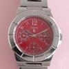Used SEIKO LUKIA Ladies Watch Red Dial
