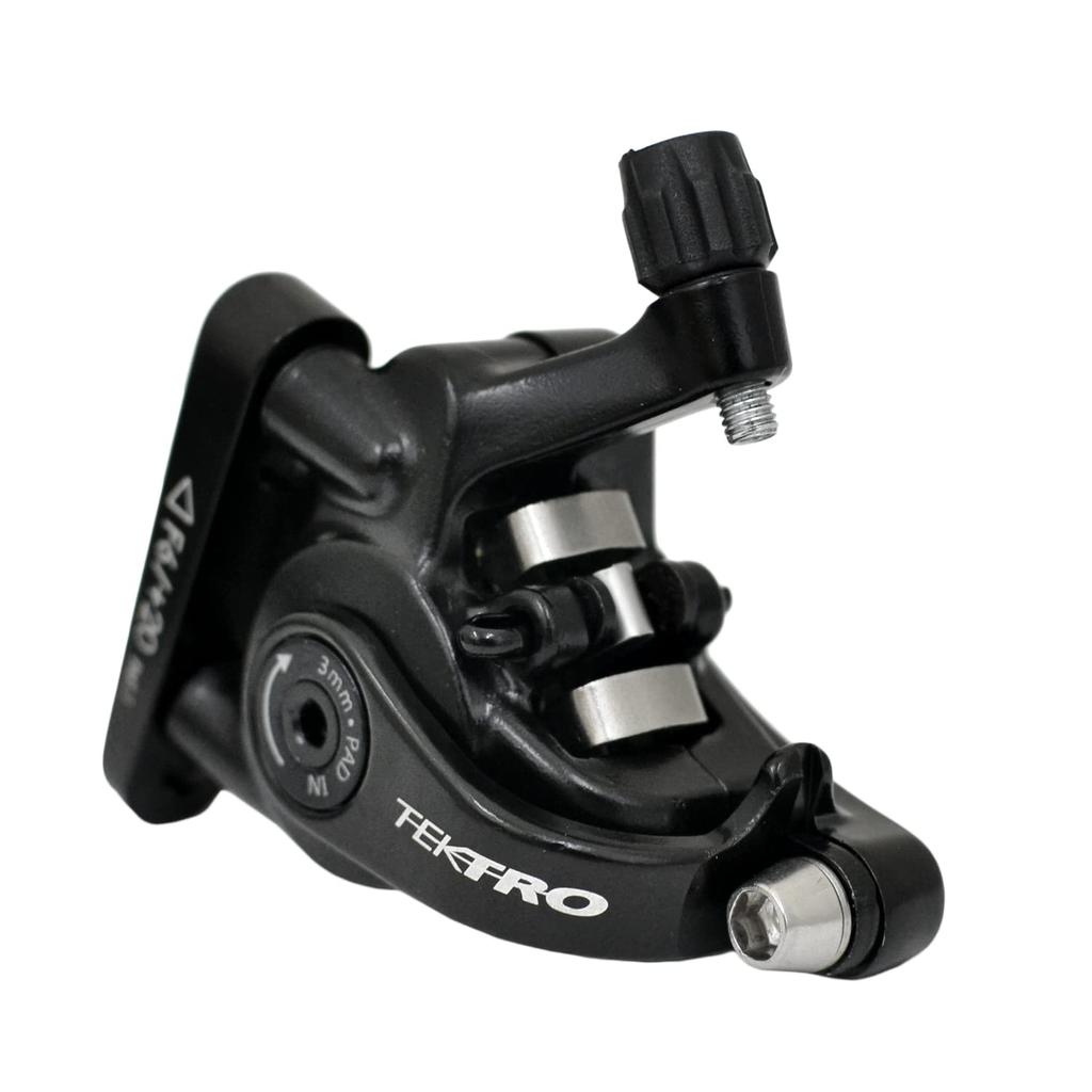 TEKTRO Road Flat Mount Mechanical Disc Brake Set 160mm Front and MH1849 MD-C550 Rotors, Rear,