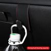 Universal Car Passenger Glove Box Hidden Hooks Purse Bag Suede Leather Hanger Hat Holder Interior Storage Auto Hook Accessories