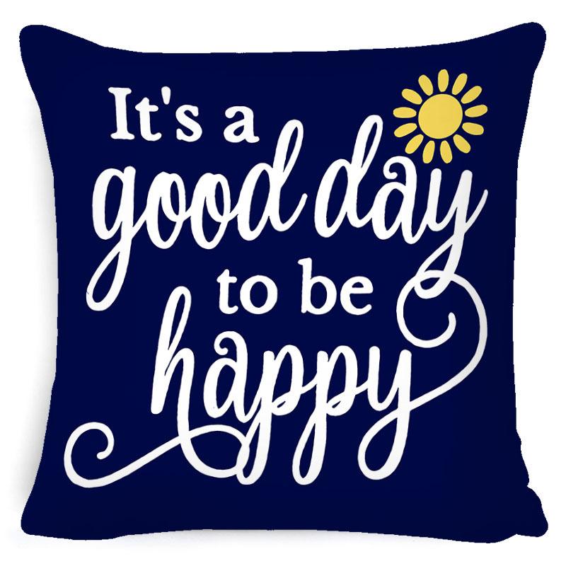 Pillow Cover Ins Style Daisy Summer Nordic Home Decoration Bedside Cushion Core Cover Linen
