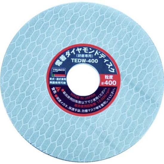 

TRUSCO Гальванізований алмазний диск TEDW400, 100x0.73x20H, 400#,