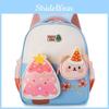 Kids School Nylon Bag With Christmas Tree And Little Bear Decoration For Daily