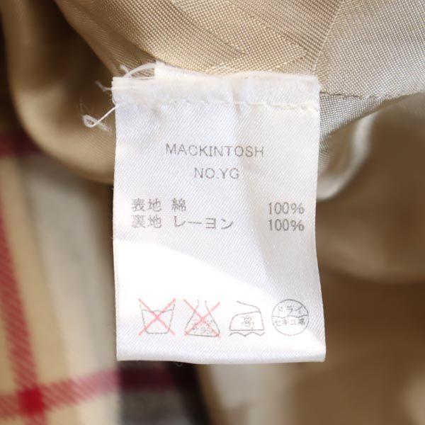 Mackintosh Made In England Trench Coat 32 Beige With Liner Women Used