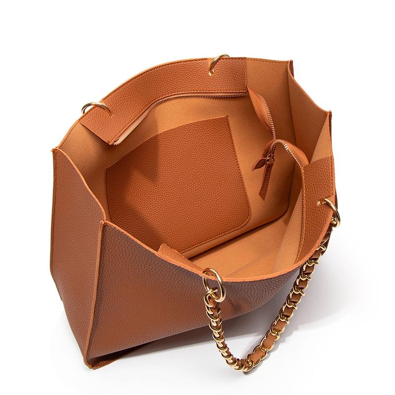 Nová dámská kabelka Fashion Tote Bag 2020 Dámská kabelka se vzorem Litchi