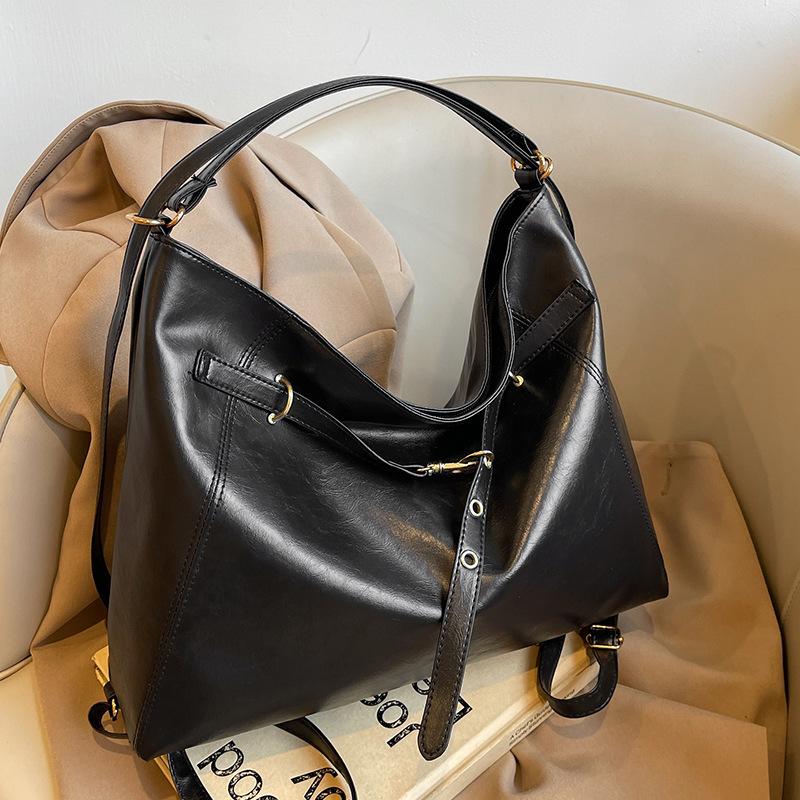 Large Capacity Maillard Bag Women's New Casual and Versatile Backpack Women Ins Commuting Tote Bag Women