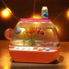 Cartoon Künstliches Aquarium Spielzeug Kreatives LED Leuchtendes Becken Musik Interaktives Aquarium Spielzeug Zuhause