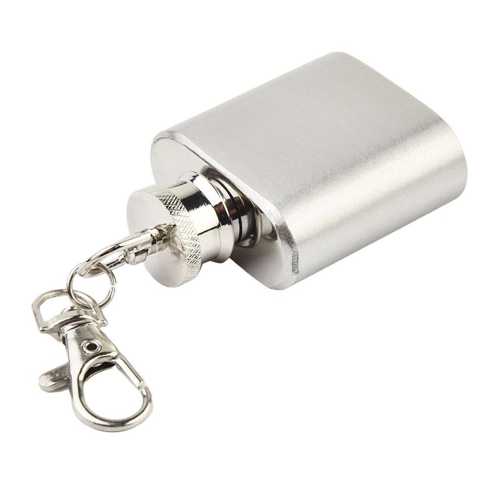 Unbreakable Stainless Steel Flask Pocket Wine Bottle with Leak Proof Cap