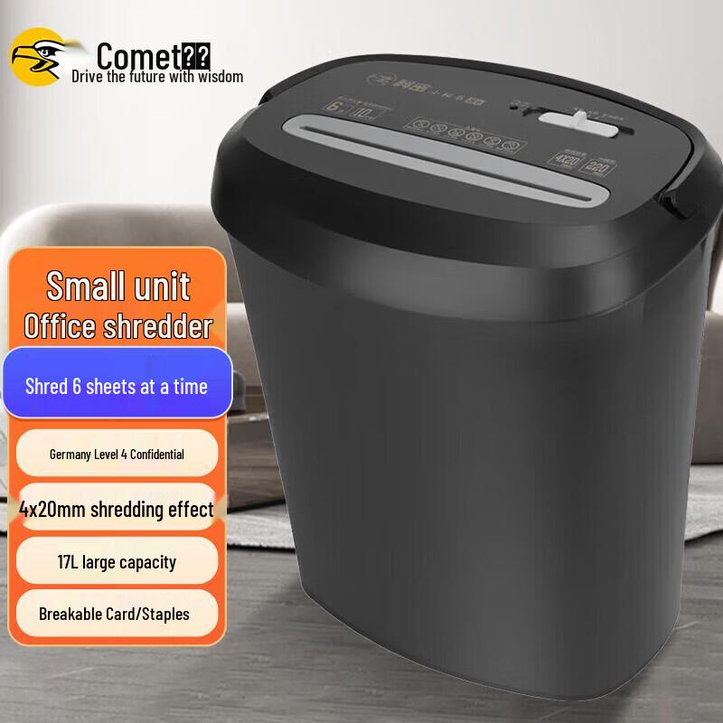 

Comet S6 Level 4 Desktop Paper Shredder CN plug (adapter included)