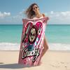 1pc Chucky3 Beach Towel, Comfortable and Thick, and Swimming/Bath/Picnic/Camping Towel, Suitable for Seaside Beaches