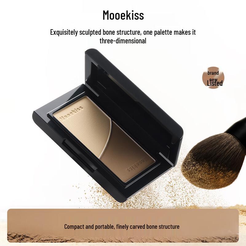 Mooekiss 3-в-1 Палетка для контуринга, хайлайтера и пудры