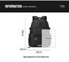 Water-Resistant Sports Backpack with Shoe Compartment - Large Capacity for Basketball, Football, and Outdoor Activities