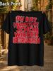 Du Bist Vermutlich Schon Wieder Betrunken Red Blurry Glitch Lettering Layered Motion Effect And Unisex All Tshirt