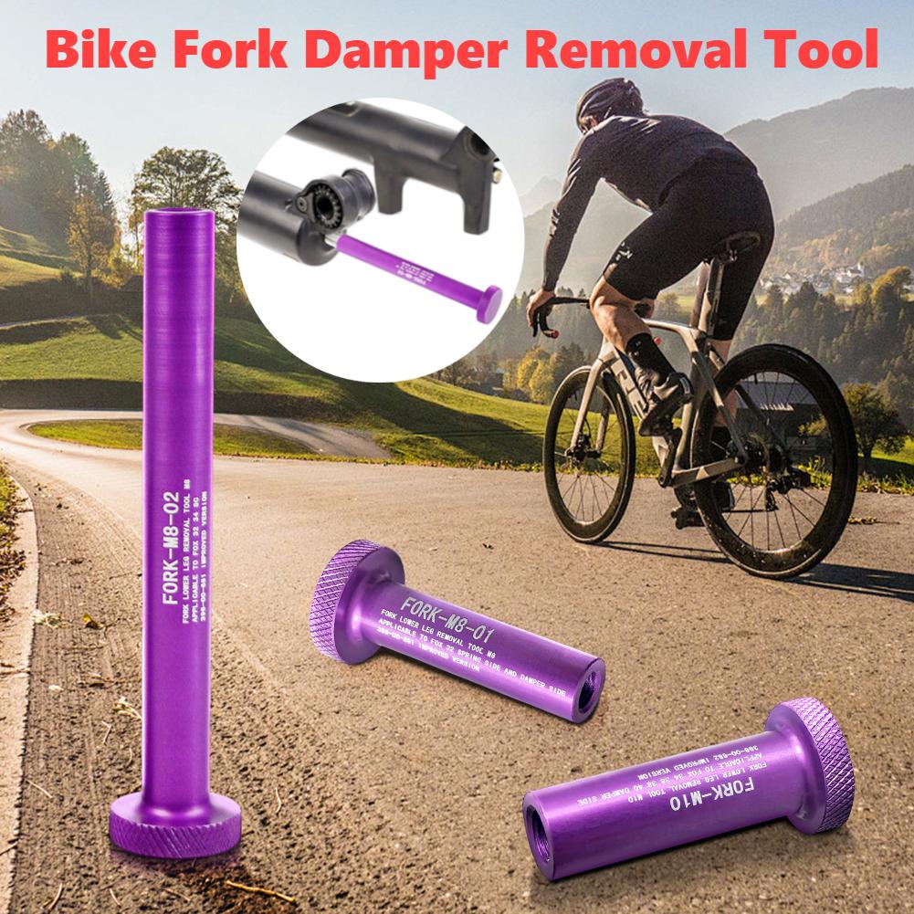 Bike Fork Spring Damper Removal Tool for FOX Maintenance Disassembly Aluminum Alloy Fork Lower Leg Remover Bicycle Repair Tools
