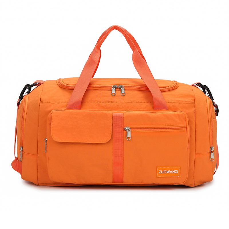 

Travel Bag Large Capacity Single Shoulder Removable Backpack Fitness Yoga Storage Bag Business Travel Luggage Sports Handheld оранжевый