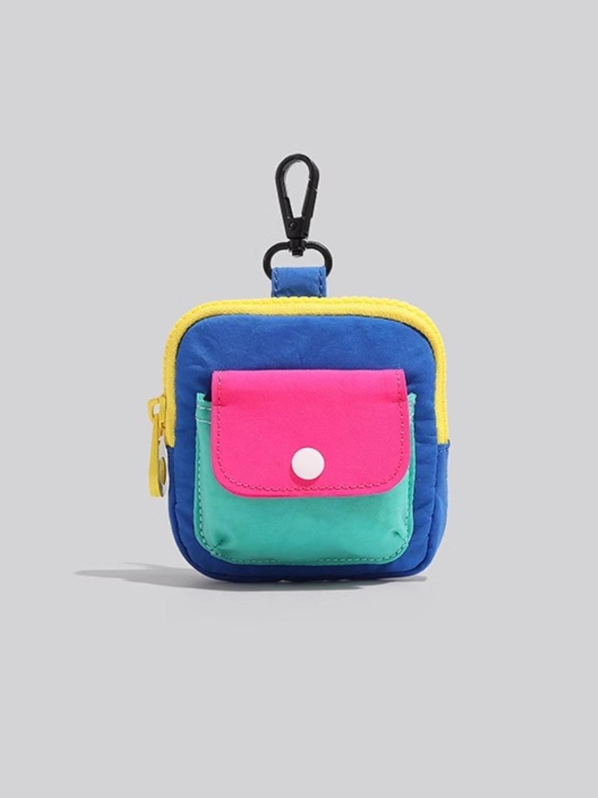 

New Niche Coin Wallet, Portable and Compact Color Card Case, Mini Zipper Case