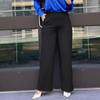 New Women's High Waist Stretch Casual Yoga Wide Leg Pants Women's Wide Leg Pants