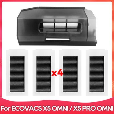 Compatible For ( Ecovacs X5 Omni / X5 Pro Omni ) Dust Box Dustbin Hepa Filter Robot Vacuum Cleaner Accessory Spare Part