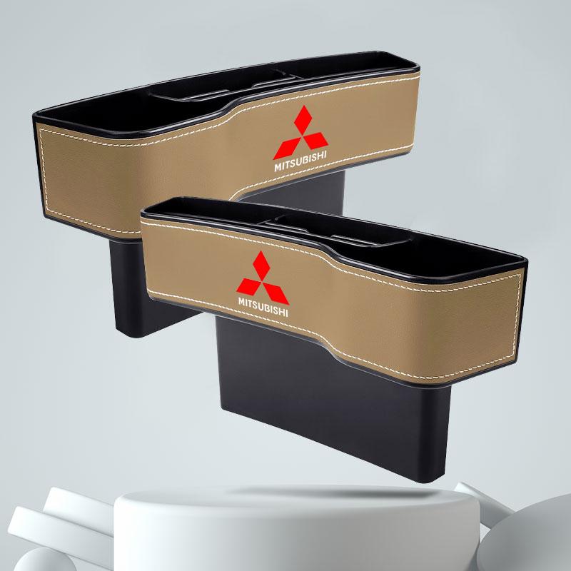 

Multifunctional Car Seat Crevice Storage Box Seat Gap Slit Pocket Manager For Mitsubishi Outlander I200 Pajero Eclipse ASX Lancer Space Delica Ex