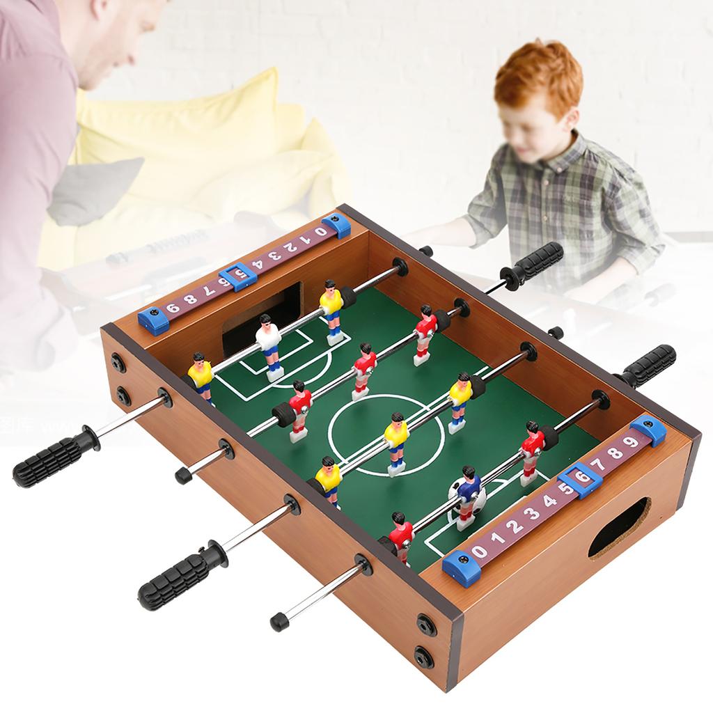 Mini Wooden Indoor Football Table Interactive Sports Soccer Game for Adults Children