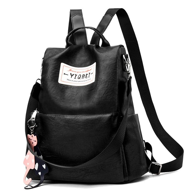 Backpack 2025 new simple and practical shoulder backpack schoolbag versatile bag large capacity women's handbag tide