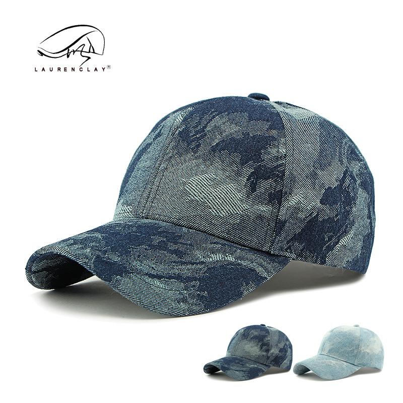 

Hat Women s Spring Summer Autumn New Washed Cowboy Baseball Hardtop Retro Jacquard Cap Versatile Trend adjustable чорний