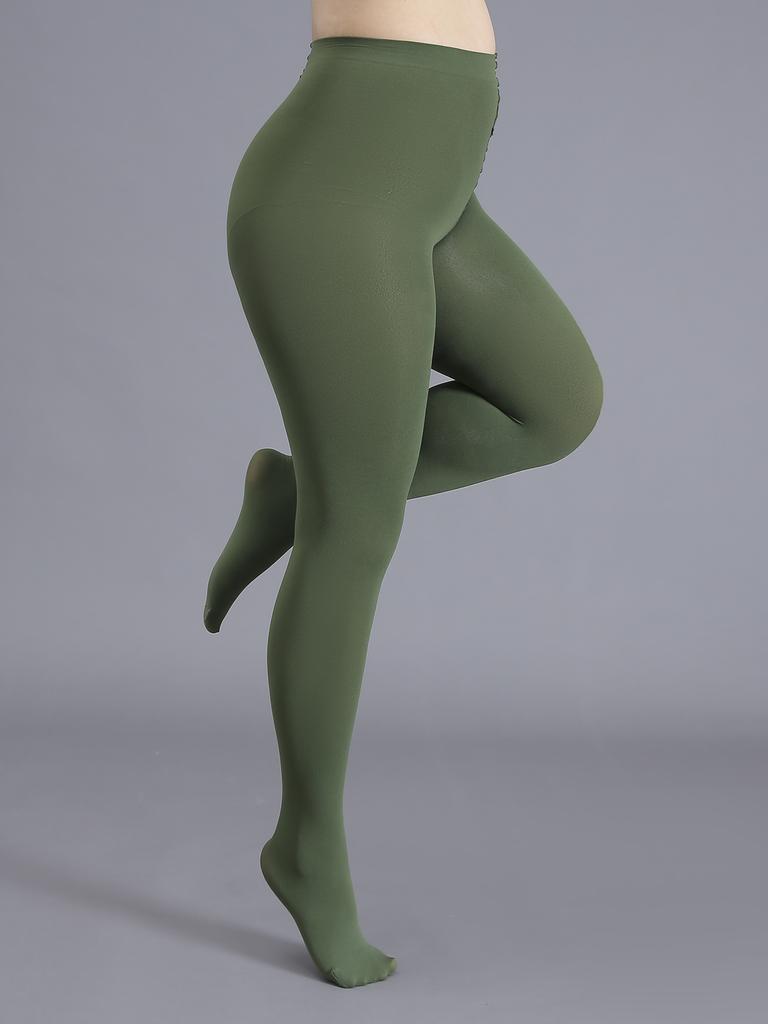 A pair of women's plus-size skintight fashion pantyhose