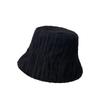 Retro versatile bucket hat women's spring and summer thin sunshade fashion bucket hat showing washbasin hat