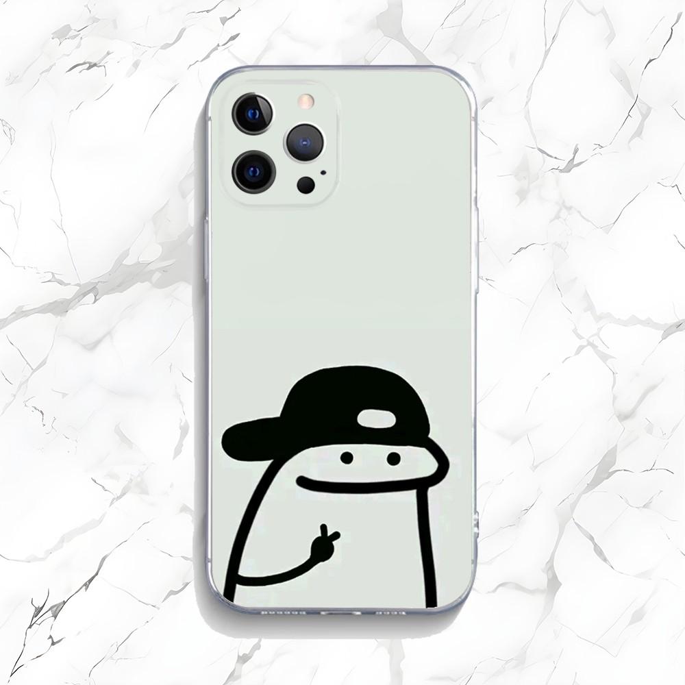 Funny C-Celular Flork Phone Case For iPhone 16,15,14,13,12,11 Plus,Pro,Max,XR,XS,X,7,8 Plus,SE,Mini Transparent Shell