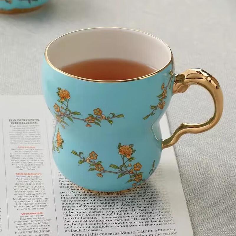 Yongfengyuan Furenci West Lake Blue Ceramic Mug