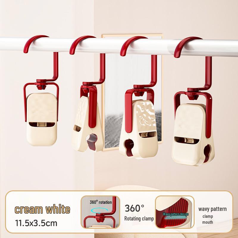 

Dopamine Multifunctional Windproof Clothes & Hats Clip for Home Wardrobe