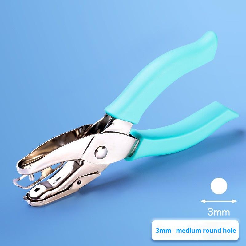 1 Pc Metal 1.5/6mm Pore Diameter Punch Pliers Single Hole Puncher Hand Paper Scrapbooking Punches 1-8 Pages Paper Hole Puncher