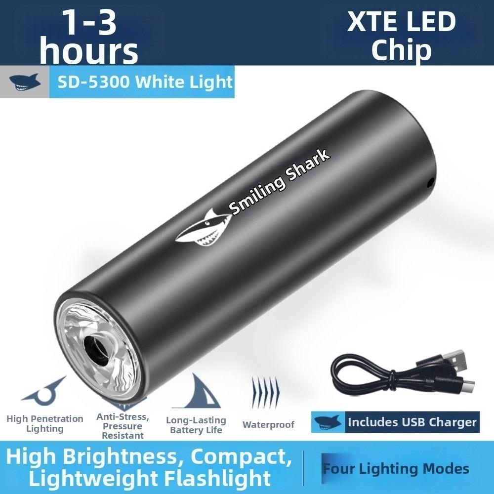 Ultra Bright Strong Light Flashlight Magnetic LED Flashlight  Outdoor Camping Hiking